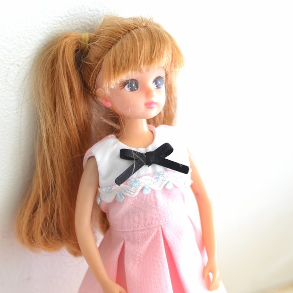 ピンクのプリーツワンピース/スイッチのジョイコンもどきを購入