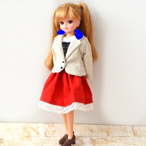 テーラードジャケットの型紙の作り方 : リカちゃん服ハンドメイド 