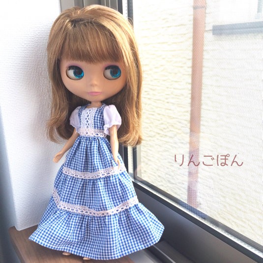 型紙の考え方 スカート : リカちゃん服ハンドメイド りんごぽんの
