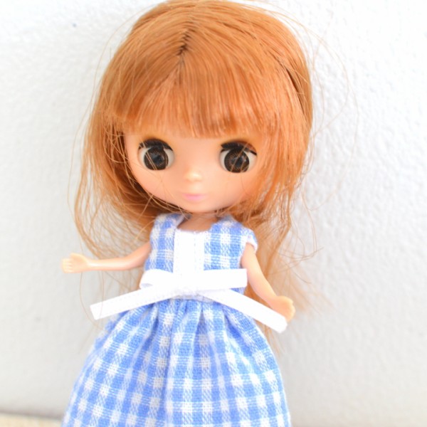 プチブライスちゃんのワンピース ハリーポッターシリーズに入門しました リカちゃん服ハンドメイド りんごぽんのおうち 札幌市