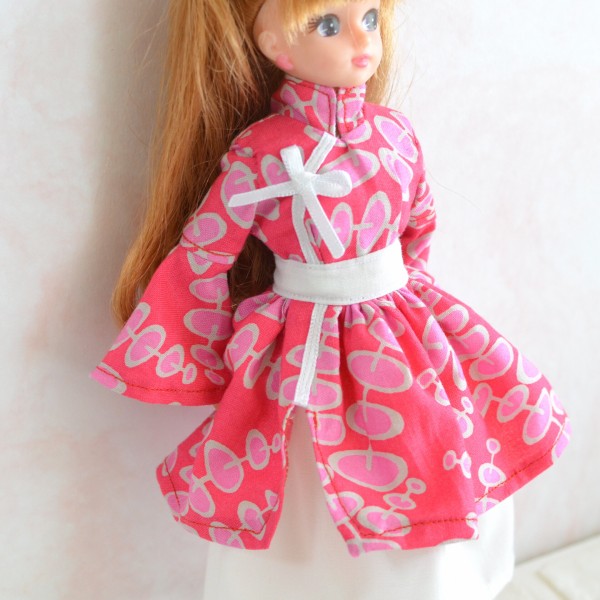 チャイナ風ワンピースを作りました！ : リカちゃん服ハンドメイド