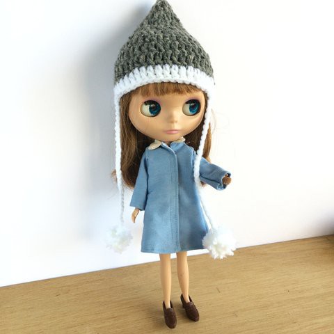 小人さん どこいくの 風でとばないとんがり帽子 リカちゃん服ハンドメイド りんごぽんのおうち 札幌市