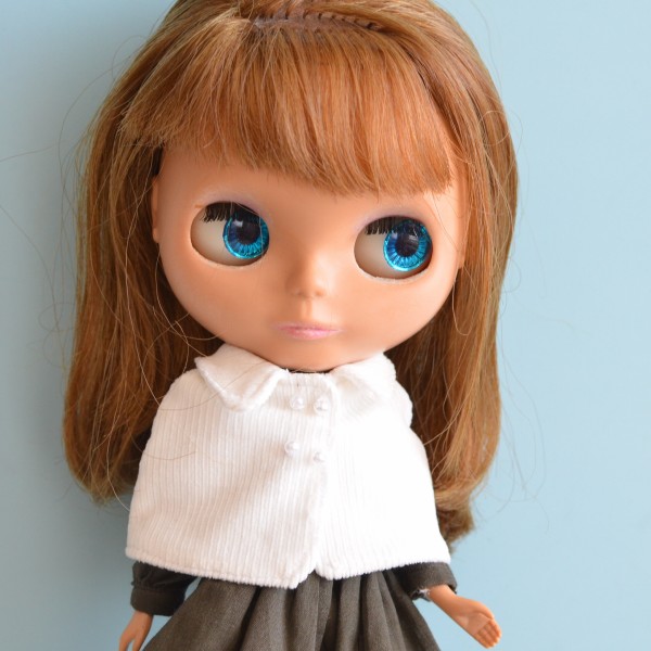 1/6ドールサイズのケープを作ってみました : リカちゃん服ハンドメイド