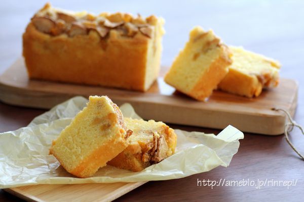 秋の焼き菓子 焼きいもとリンゴのブランデーケーキ レシピブログ連載 岸田夕子オフィシャルブログ 勇気凛りん おいしい楽しい