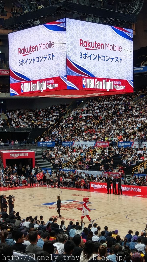 NBA JAPAN GAMES 2019】NBA FAN Night（ファンナイト）観戦記@さいたま