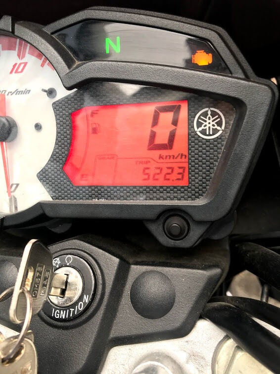 Fazer125 Ys125 エンジン警告灯点灯 2回目 自転車ダイエット日記 ココロがさわぐ