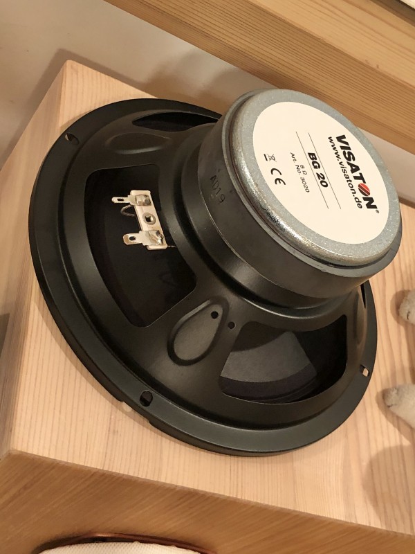 VISATON BG20 テスト1 : ROBERTOHOUSE