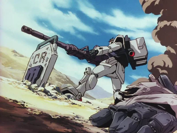 08小隊OPより輝き撃ちのシーン