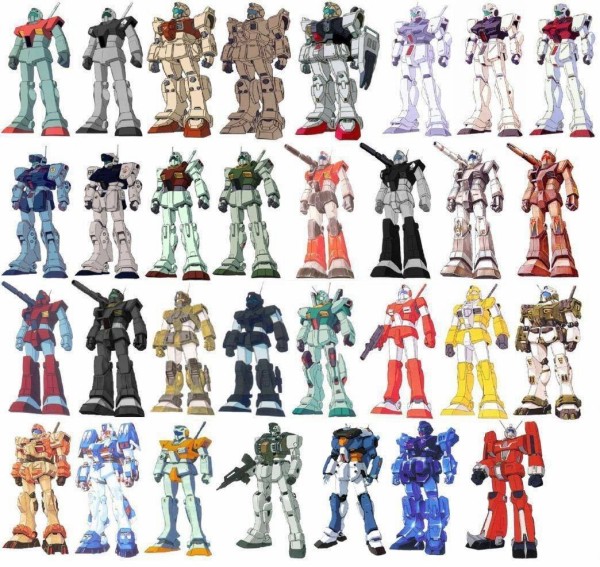 ワイ 一番好きなジムは お前ら ジム寒冷地仕様 ジムスナイパー2 ジムコマンド ガンダム宇宙世紀アムロとシャア