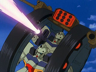 朗報 Vガンダムのタイヤさん ネタ装備に見えてバカ強い 機動戦士ガンダムのモビルスーツの性能は