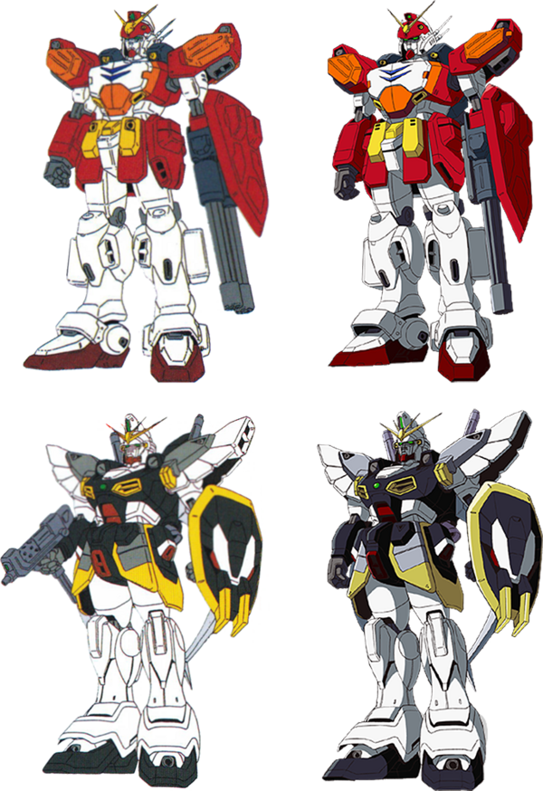 画像あり Tv版ガンダムwさん ヘビーアームズとサンドロックだけ改造が地味過ぎる ガンダム宇宙世紀アムロとシャア
