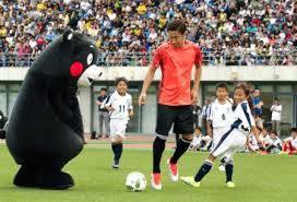 香川真司がくまモンのゴールをお膳立て サッカー大好きのblog