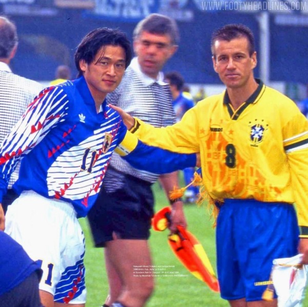 93年ドーハの悲劇の日本代表ユニフォームが復刻！ 着用モデルはなんと