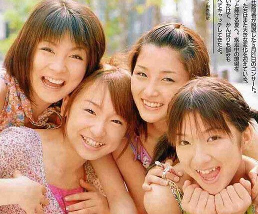 石川梨華、吉澤ひとみ、加護亜依、辻希美←モー娘。のこの