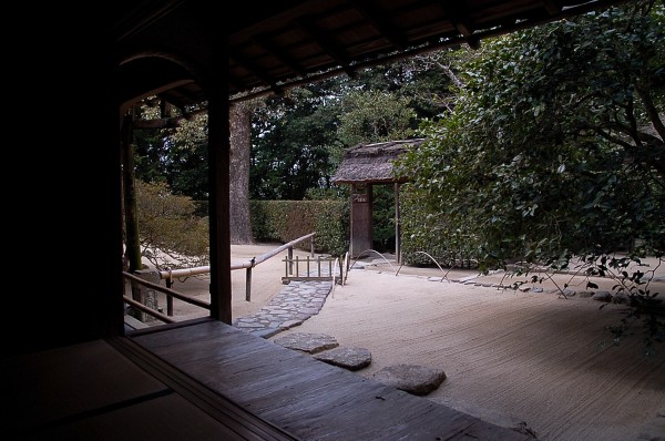 冬の庭 詩仙堂 悲しき石庭