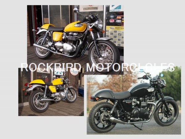 現行トライアンフ ボンネビル ＳＥ T100 スラクストン マフラー 関係 : ROCKBIRD MOTORCYCLES 金子製作所