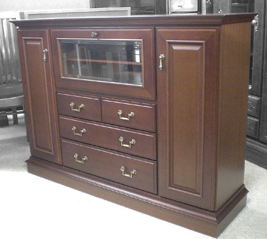 89391☆マルニ 地中海 サイドボード 118 照明付き 飾り棚 AVボード