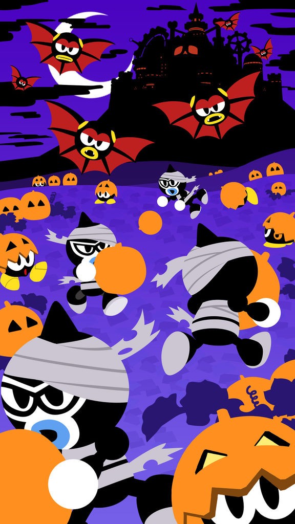 トリック オア トリート ロックマン11 ハロウィン記念描き下ろし待ち受けプレゼント ロックマンユニティ ウッチーのブログ