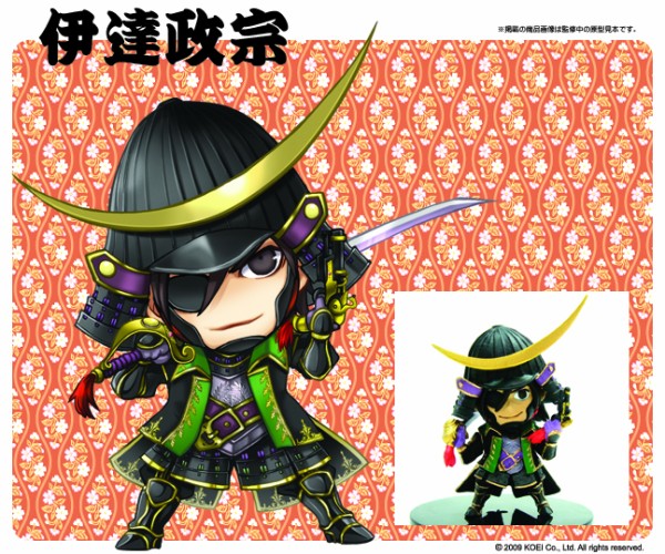 戦国無双 3 伊達政宗 武将ミニフィギュア 戦国武将フィギュア