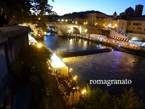 ローマの夏の風物詩 テヴェレ川の夕涼み ローマ通信
