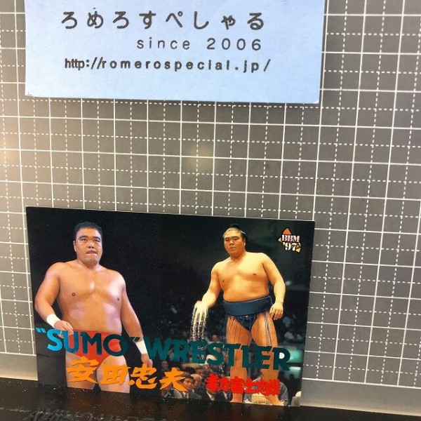 少難 1997年bbm 367安田忠夫 Tadao Yasuda 孝乃富士忠雄 Njpw 新日本プロレス プロレスカード 大相撲 ろめろすぺしゃるsince06 新入荷情報