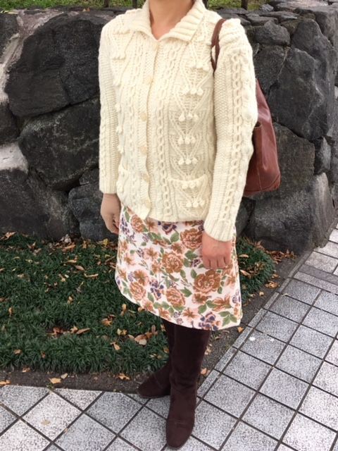Miknits アランのカーディガン （ミクニッツ Miknits アラン