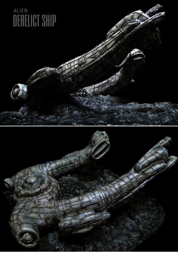ネカ シネマシンズ エイリアン 遺棄船 DERELICT SHIP NECA - SF