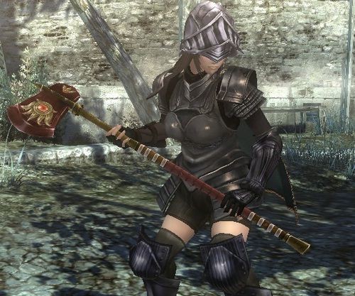 両手斧 F バックアップ