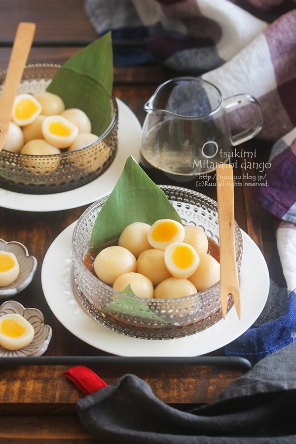 レシピ】お月見みたらしだんご。 : るぅのおいしいうちごはん Powered