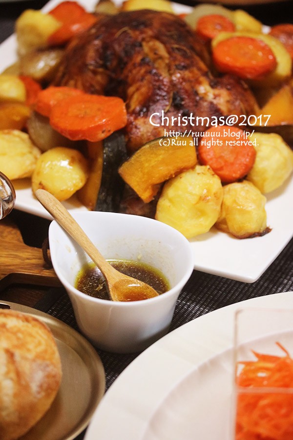 献立 クリスマスご飯 17 ローストチキンにミートローフなど総勢12品の宴 るぅのおいしいうちごはん Powered By ライブドアブログ