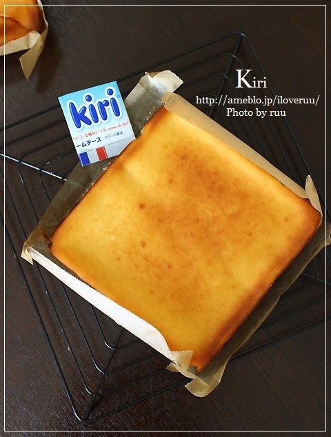 クリームチーズ食べ比べ②。～ベイクドチーズケーキ＠焼き上がり