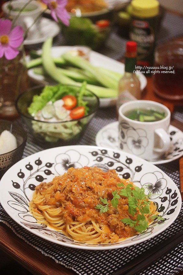 献立 ミートクリームパスタ 日本人は早め行動がお好き るぅのおいしいうちごはん Powered By ライブドアブログ