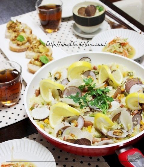 エイプリルフール ホタテの稚貝deパエリア 豆乳スープ るぅのおいしいうちごはん Powered By ライブドアブログ