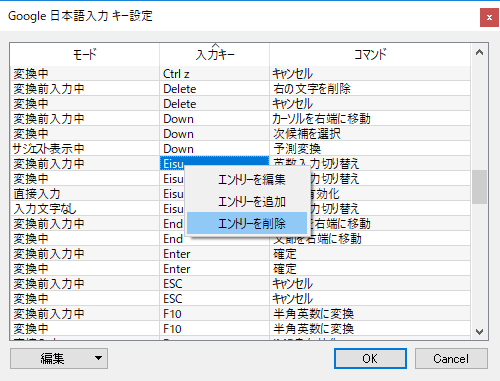 Google日本語入力でcapslockを無効化する わすれなぐさ