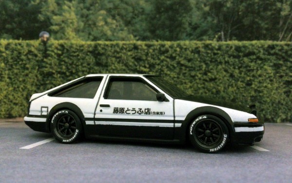 ホットウィール73話 頭文字D編 藤原拓海 スプリンタートレノ