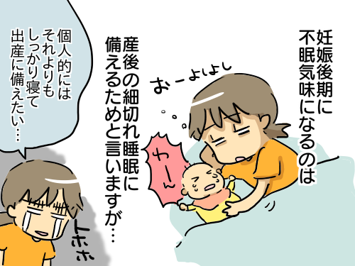 妊娠後期の不眠 ３コマ漫画 新 規格外でもいいじゃない シングルマザーたまことゆかいな子ども達 Powered By ライブドアブログ