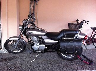 エリミネーター125 チャイルドシート装着 : V-MAX 父ちゃんの妄想とチャレンジ