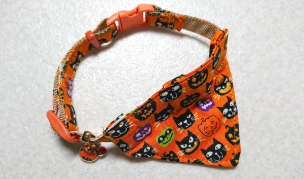 ハロウィンの首輪 作り方 あんこと麦と Powered By ライブドアブログ