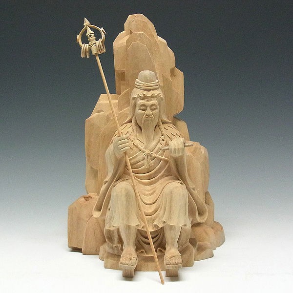 【修縁堂】高品質 小坊主 小和尚 置物 一式 禅の意 木彫り 楽天市場】小坊主さんの木彫り 合掌 木製 スワール無垢材25cm