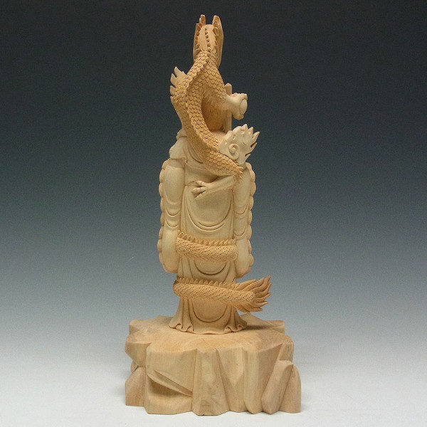 決算大特価中　希少仏像★柘植 白山大権現7寸立★白山妙理権現 高さ：約38cm 仏像☆柘植 白山大権現7.0寸立☆白山妙理権現 高さ：約38cm | お