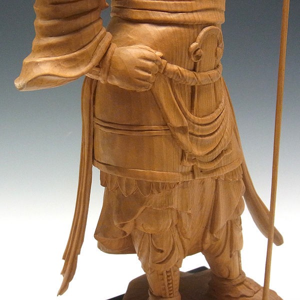 毘沙門天 木曽桧 木彫り 仏像 日本仏師作品 Amazon | 木曽桧 毘沙門天像 木彫り 仏像[国内仏師作品