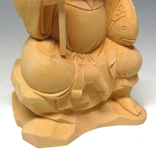 柘植/黄楊(ツゲ) 恵比寿大黒セット ネズミ付き 高さ：10cm