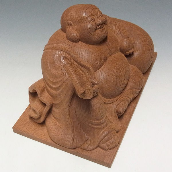 木製彫刻 伝統的な日本文化 約15cm