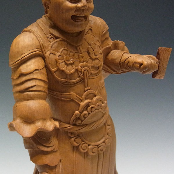 大迫力 木彫り 仏像 無相仏立像一式 彫刻 一刀彫 天然木檜材 修縁堂】大迫力 木彫り 仏像 不動明王立像 不動尊 彫刻 一刀彫