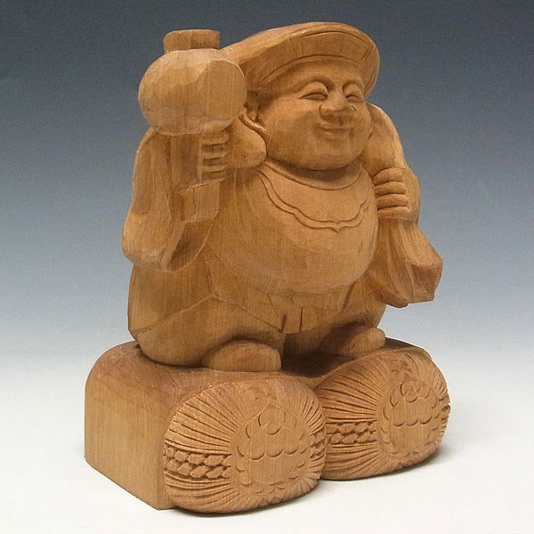 専用 一木彫刻民芸大黒5cm10cm4cm - メルカリ