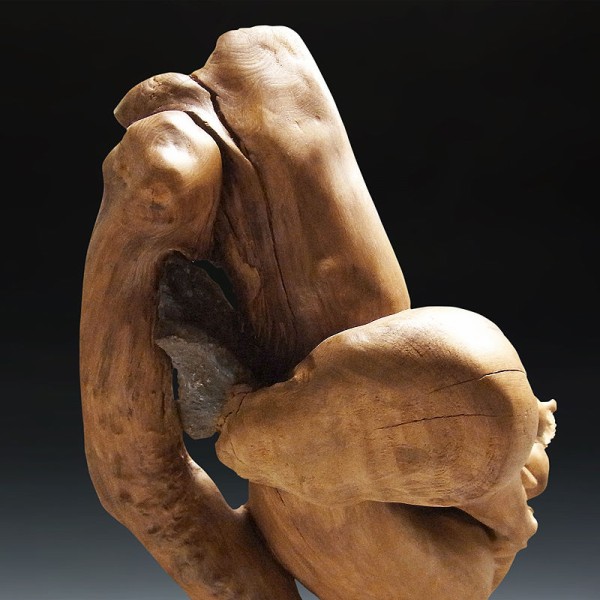 楠/樟(クス) 木彫りの達磨大師 高さ：82cm （販売・木彫り）SY-11-1