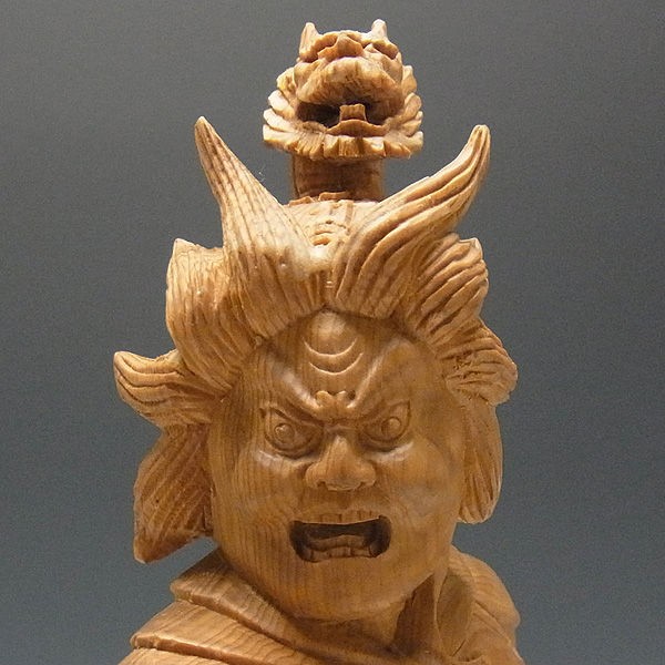 【真作】 木彫 大作 (希少大作) 因幡の白うさぎ 大国主神像 中村清人 作 木曽桧/檜(きそひのき) 十二神将 辰神 波夷羅大将 はいら 全体高