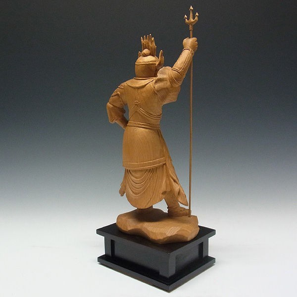 木曽桧/檜(きそひのき) 十二神将 未神 安に羅大将 あにら 37（持物含む