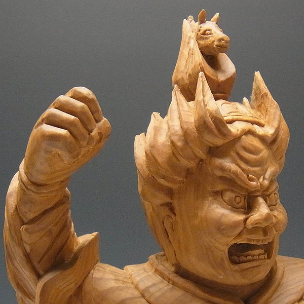 木曽桧/檜(きそひのき) 十二神将 午神 珊底羅大将 さんちら