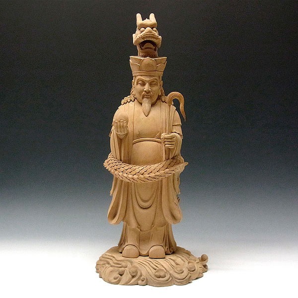 楠/樟(クス) 竜王(八大竜王・龍王・八大龍王) 高さ：51cm （販売